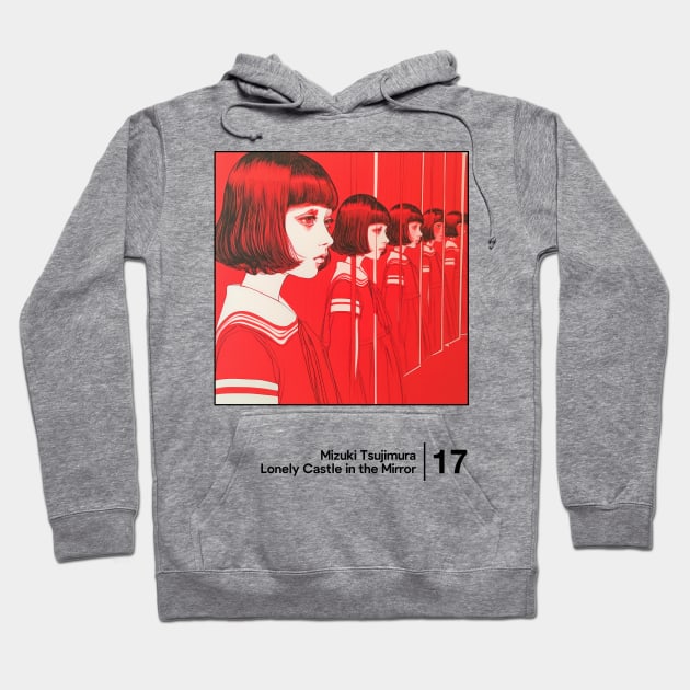 Lonely Castle in the Mirror - Minimal Style Graphic Artwork Hoodie by saudade